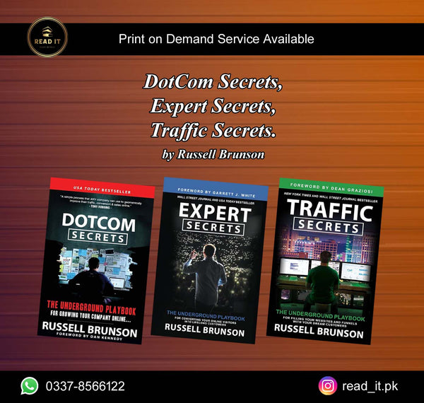 DotCom Secrets, Expert Secrets, Traffic Secrets By Russell Brunson