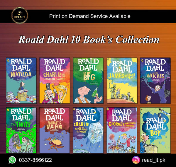 Roald Dahl 10 Book's Collection