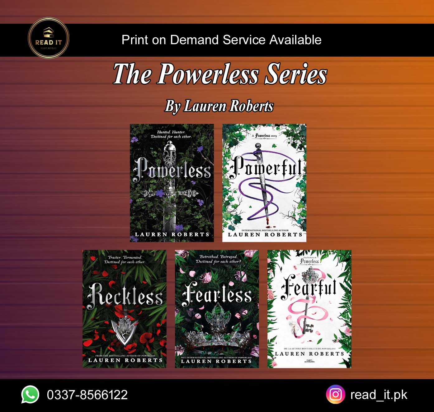 The Powerless Series 1–5 Books By Lauren Roberts – Fantasy Romance in ...