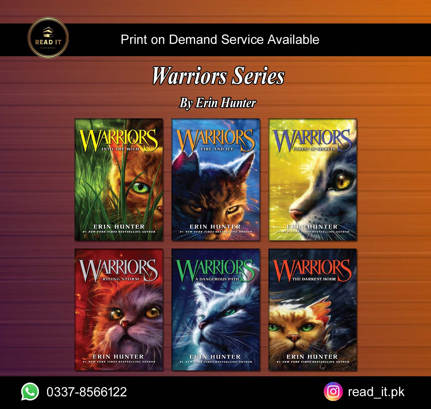 Warriors Series By Erin Hunter – Fantasy Adventure Books in Pakistan ...