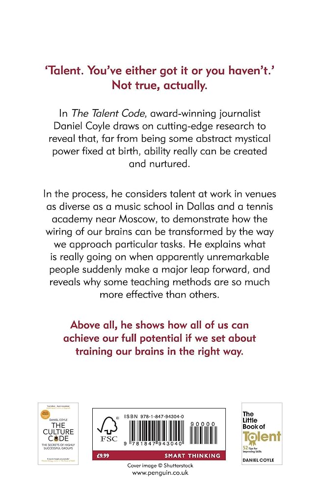 Talent Code Synopsis The Talent Code By Daniel Coyle – READ IT