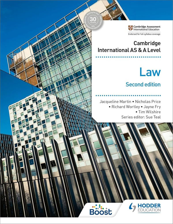 Cambridge International AS and A Level Law Second Edition by Jayne Fry