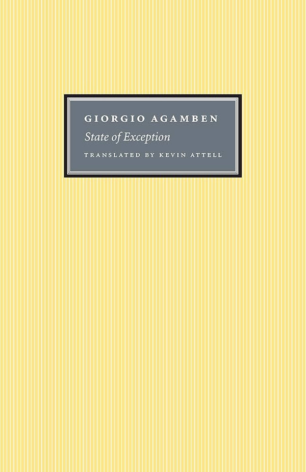 State of Exception By Giorgio Agamben