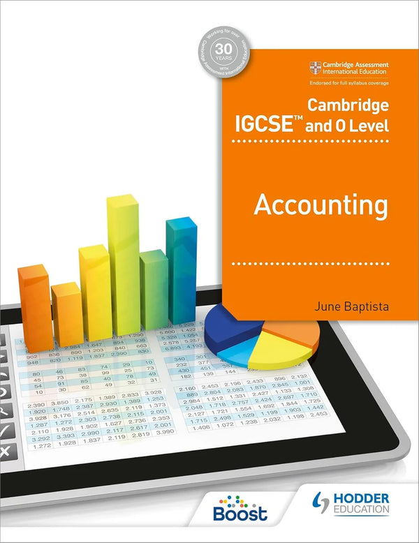 Cambridge IGCSE and O Level Accounting: Hodder Education Group by June Baptista